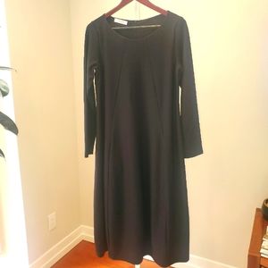 Tonet black dress size 10 Made in Italy.